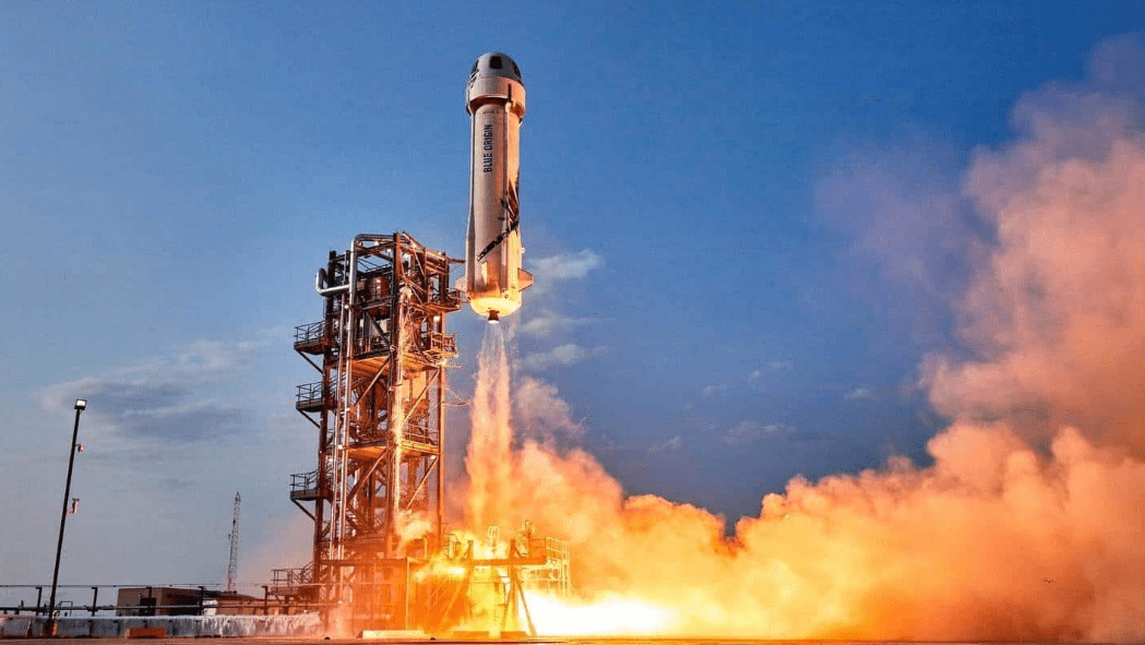 Roket Blue Origin Jatuh Setelah Satu Menit Lepas Landas